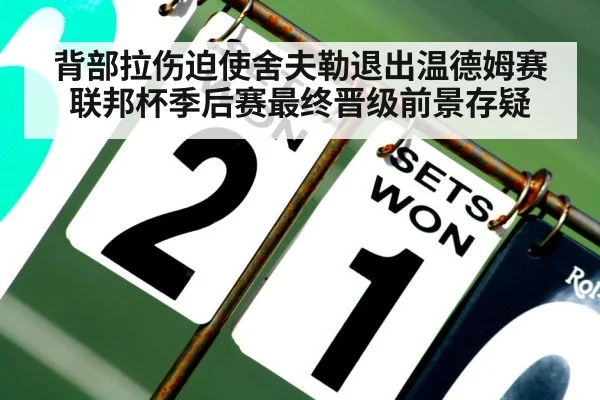背部拉伤迫使舍夫勒退出温德姆赛联邦杯季后赛最终晋级前景存疑